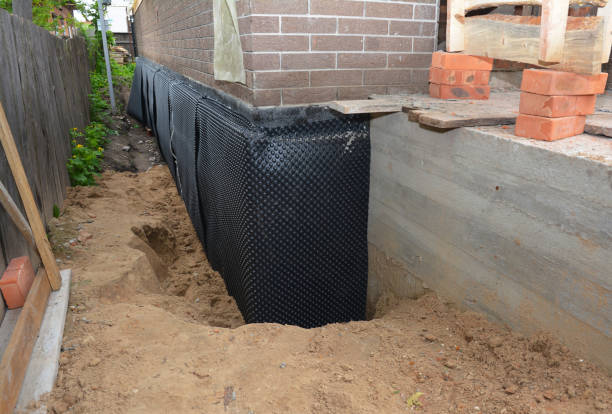 SJ Waterproofing Pros technician performing targeted Foundation Crack Repair assessment in Landisville, NJ